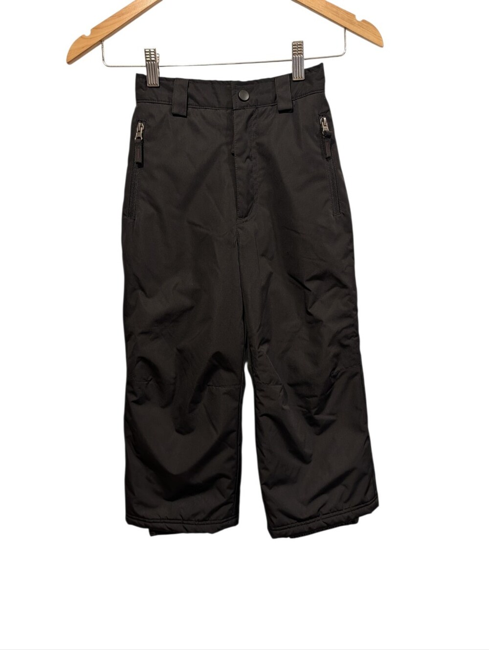 Free Country Kids Black Insulated Snow Pants Size Small 6/7